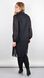 Кітана. Подовжений блузон plus size. Чорний. 485140343 фото 5