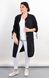 Челсі. Кардиган-сорочка на літо жіночий plus size. Чорний. 485141859 фото 3